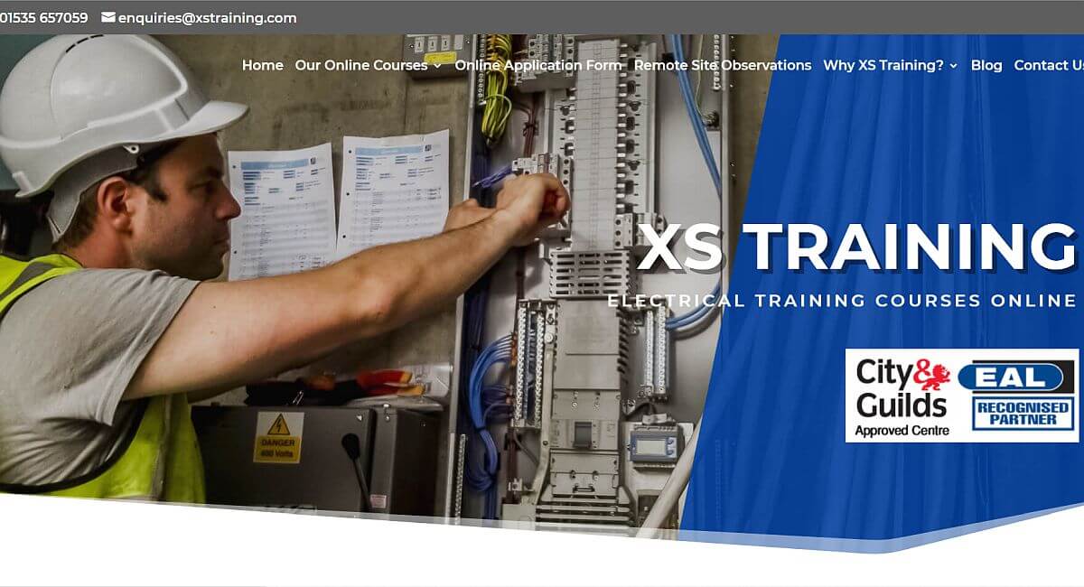 A Responsive Website for XS Training Limited